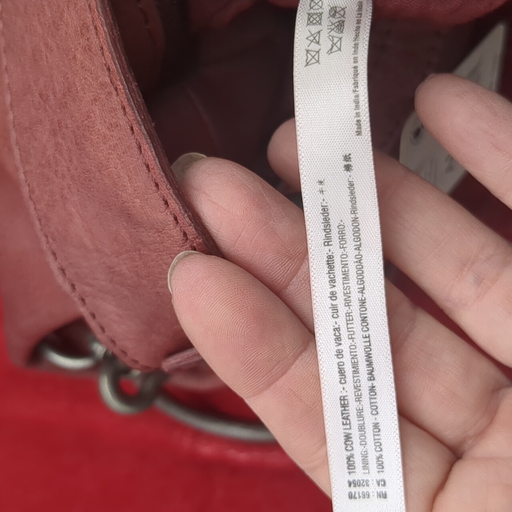 Free People Rare Find Raspberry Hobo - Picture 12 of 14